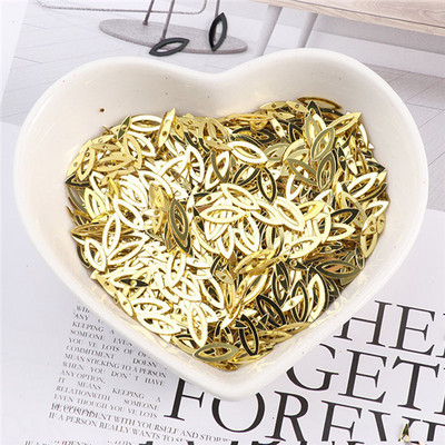 100 gab./iepakojumā 3*9 MM dobas zirga acis, sequins PVC pailletes DIY kāzu šūšana fliteriem amatniecības apģērbs Lentejuelas aksesuāri