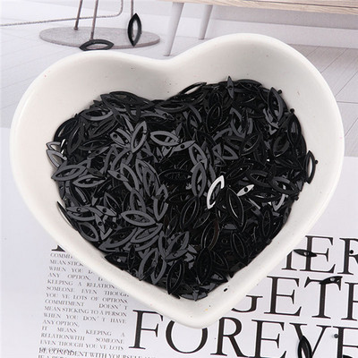 100 gab./iepakojumā 3*9 MM dobas zirga acis, sequins PVC pailletes DIY kāzu šūšana fliteriem amatniecības apģērbs Lentejuelas aksesuāri