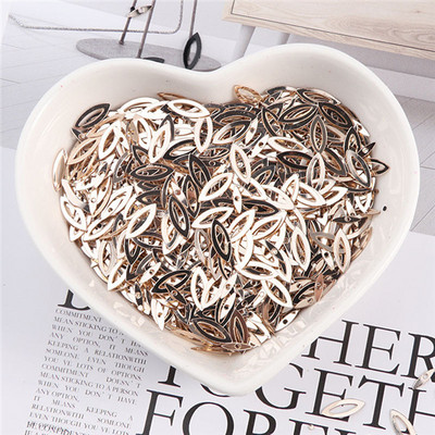 100 gab./iepakojumā 3*9 MM dobas zirga acis, sequins PVC pailletes DIY kāzu šūšana fliteriem amatniecības apģērbs Lentejuelas aksesuāri