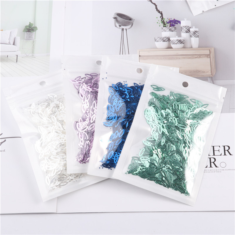 100 gab./iepakojumā 3*9 MM dobas zirga acis, sequins PVC pailletes DIY kāzu šūšana fliteriem amatniecības apģērbs Lentejuelas aksesuāri