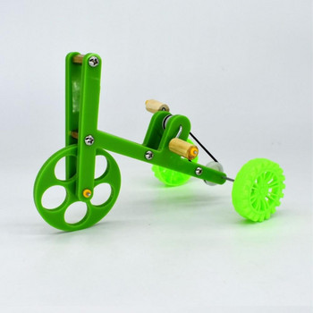 Полезна играчка за папагал Забавна птица Интерактивна играчка Лесна за използване Издръжлива образователна играчка за велосипед за папагал