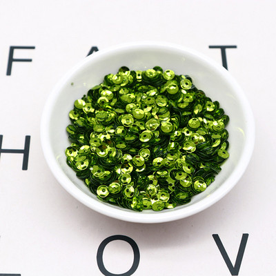 4mm 5mm lāzera vizulis 3D hologramma PVC apaļa kauss sequin šūšana kāzu amatniecība iedomātā kleita ballīte albuma piederumi 20g