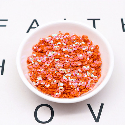 4mm 5mm lāzera vizulis 3D hologramma PVC apaļa kauss sequin šūšana kāzu amatniecība iedomātā kleita ballīte albuma piederumi 20g