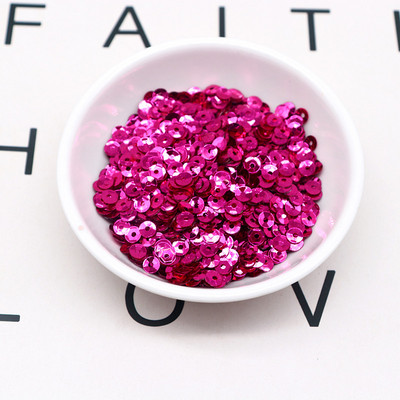 4mm 5mm lāzera vizulis 3D hologramma PVC apaļa kauss sequin šūšana kāzu amatniecība iedomātā kleita ballīte albuma piederumi 20g