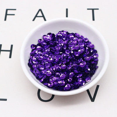 4mm 5mm lāzera vizulis 3D hologramma PVC apaļa kauss sequin šūšana kāzu amatniecība iedomātā kleita ballīte albuma piederumi 20g