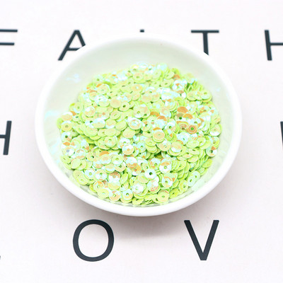 4mm 5mm lāzera vizulis 3D hologramma PVC apaļa kauss sequin šūšana kāzu amatniecība iedomātā kleita ballīte albuma piederumi 20g