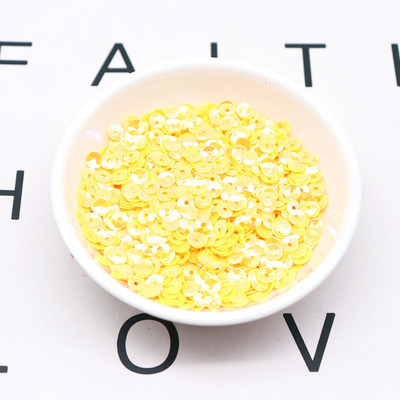 4mm 5mm lāzera vizulis 3D hologramma PVC apaļa kauss sequin šūšana kāzu amatniecība iedomātā kleita ballīte albuma piederumi 20g