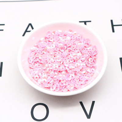 4mm 5mm lāzera vizulis 3D hologramma PVC apaļa kauss sequin šūšana kāzu amatniecība iedomātā kleita ballīte albuma piederumi 20g