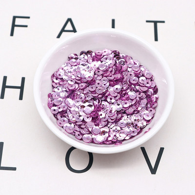 4mm 5mm lāzera vizulis 3D hologramma PVC apaļa kauss sequin šūšana kāzu amatniecība iedomātā kleita ballīte albuma piederumi 20g