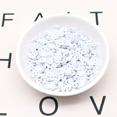 4mm 5mm lāzera vizulis 3D hologramma PVC apaļa kauss sequin šūšana kāzu amatniecība iedomātā kleita ballīte albuma piederumi 20g