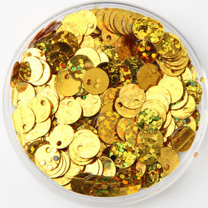 iSequins 600Gb 6mm 8mm Laser Sequin Para Manualidades DIY Šūšanas piederumi PVC Paillette Amatniecībai