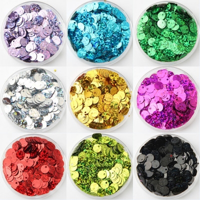 iSequins 600 buc 6mm 8mm paiete laser para manualidades accesorii de cusut bricolaj Paillette din PVC pentru artizanat