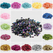 Paillete 4mm 5mm 6mm kauss sequin formas PVC brīvi vizuļi Pailletes šūšana kāzu DIY amatniecībai dekorēšana konfeti 10g