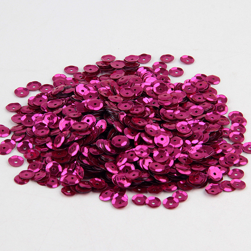 Paillete 4mm 5mm 6mm kauss sequin formas PVC brīvi vizuļi Pailletes šūšana kāzu DIY amatniecībai dekorēšana konfeti 10g