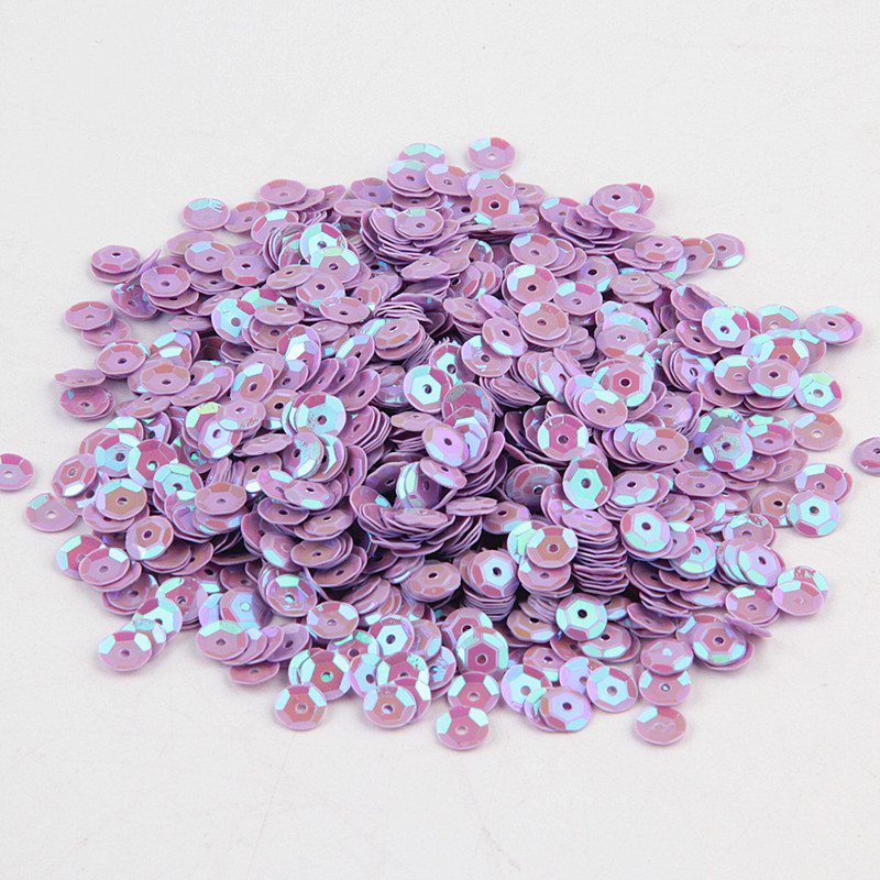 Paillete 4mm 5mm 6mm kauss sequin formas PVC brīvi vizuļi Pailletes šūšana kāzu DIY amatniecībai dekorēšana konfeti 10g