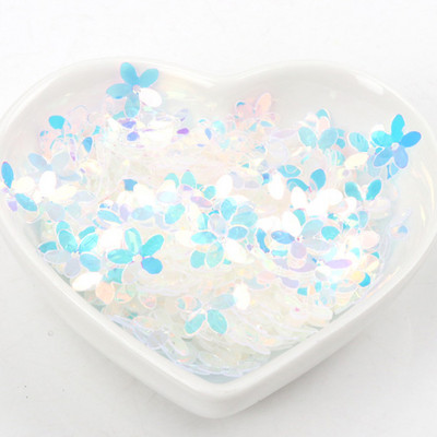 10g Stereoskopiski ziedu vizuļi Daudzkrāsu paletes Šūšanas Amatniecība Bērnu DIY Apģērbu aksesuāru Rotājumi 10mm