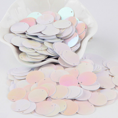 Balts sequin 3mm-30mm PVC kauss plakana apaļa vaļīga flitera Paillette šūšana kāzu amatniecība sievietēm DIY aksesuārs Lentejuelas Para Coser