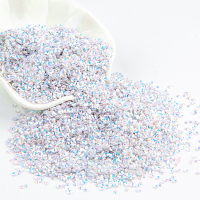 Balts sequin 3mm-30mm PVC kauss plakana apaļa vaļīga flitera Paillette šūšana kāzu amatniecība sievietēm DIY aksesuārs Lentejuelas Para Coser