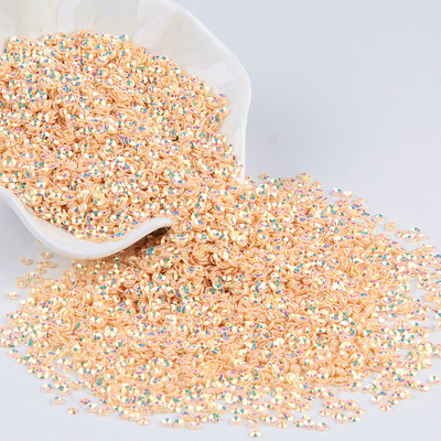 Balts sequin 3mm-30mm PVC kauss plakana apaļa vaļīga flitera Paillette šūšana kāzu amatniecība sievietēm DIY aksesuārs Lentejuelas Para Coser