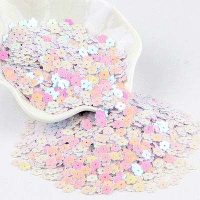 Balts sequin 3mm-30mm PVC kauss plakana apaļa vaļīga flitera Paillette šūšana kāzu amatniecība sievietēm DIY aksesuārs Lentejuelas Para Coser