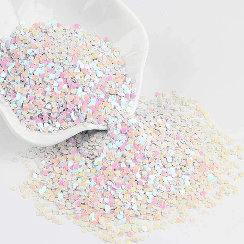 Balts sequin 3mm-30mm PVC kauss plakana apaļa vaļīga flitera Paillette šūšana kāzu amatniecība sievietēm DIY aksesuārs Lentejuelas Para Coser