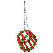 1 gab. Košļājamā rotaļlieta, košļājamā rotaļlieta, košļājamā rotaļlieta, papagailis, papagaiļa papagaiļa, šūpuļtīkls šūpoles, piekārta rotaļlieta mājdzīvniekiem