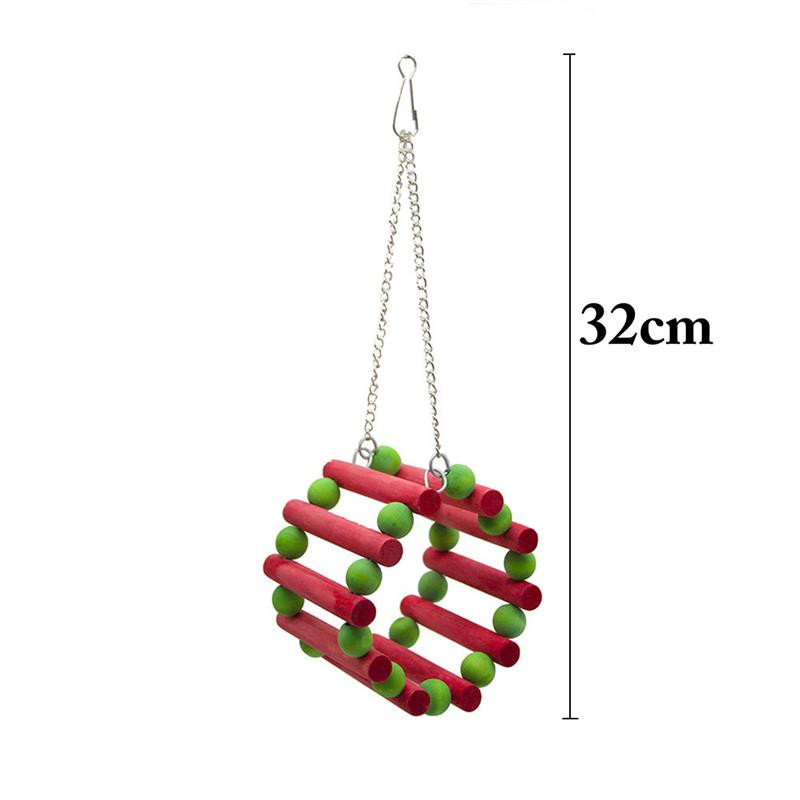 1 gab. Košļājamā rotaļlieta, košļājamā rotaļlieta, košļājamā rotaļlieta, papagailis, papagaiļa papagaiļa, šūpuļtīkls šūpoles, piekārta rotaļlieta mājdzīvniekiem