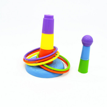 1Σετ πολύχρωμα δαχτυλίδια ρυθμιζόμενης ανάπτυξης Διαδραστικό παιχνίδι Προμήθειες για κατοικίδια για παπαγάλο Mini Ferrule Toy Activity Εργαλεία εκπαίδευσης