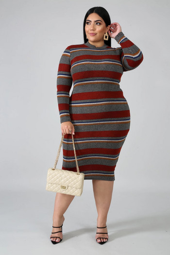 Φόρεμα SOMOIA Large Plus Size Γυναικείο μακρυμάνικο Bodycon 5XL Σέξι Κομψό Κομψό Κοκτέιλ Βραδινά Φορέματα Χονδρικής Dropshipping