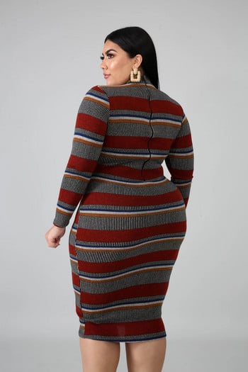 Φόρεμα SOMOIA Large Plus Size Γυναικείο μακρυμάνικο Bodycon 5XL Σέξι Κομψό Κομψό Κοκτέιλ Βραδινά Φορέματα Χονδρικής Dropshipping