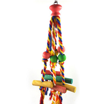 Bird Chewing Toy Funny βαμβακερό σχοινί παπαγάλος παιχνιδιών ανθεκτικό στο δάγκωμα πουλιών Παιχνίδι κοκτέιλ Προπόνηση παπαγάλου Παιχνίδι Αξεσουάρ πουλιών
