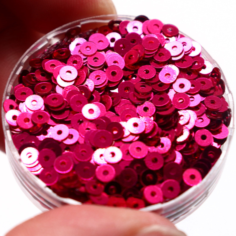 20g AB Krāsa Daudzkrāsaini Plakani Brīvi fliteri Ar rokām šūtas kāzu kleitas Apavi un cepures DIY Aksesuāri Dekorācijas PVC fliteri 3-6mm