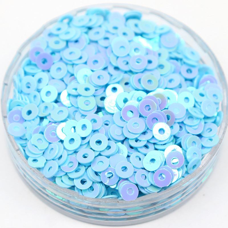 20g AB Krāsa Daudzkrāsaini Plakani Brīvi fliteri Ar rokām šūtas kāzu kleitas Apavi un cepures DIY Aksesuāri Dekorācijas PVC fliteri 3-6mm