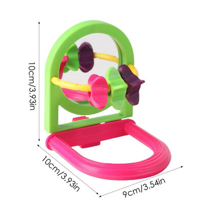 Papagaiļu putnu spogulis Rotaļlietas Mājdzīvnieku putnu zvans Putnu būris Zvani Šūpoles Mājdzīvnieku piegāde Asaris Piekārts Būris pelēkajiem Amazones Papagailis Cockatiel