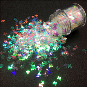 10 ml/bx Glitter Mermaid nagu pārslas sequins jauktas zvaigžņu sirds apaļas formas Paillette nagu mākslas lakas hologrāfiski dekoru padomi