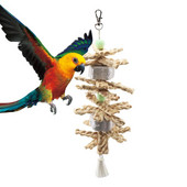 Rotaļlietas putniem Ara Rotaļlietas Būris Piederumi Putnu Košļājamās un Kožamās Rotaļlietas Papagaiļiem Āfrikas pelēkās gailenes papagaiļi