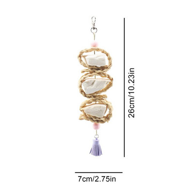 Rotaļlietas putniem Ara Rotaļlietas Būris Piederumi Putnu Košļājamās un Kožamās Rotaļlietas Papagaiļiem Āfrikas pelēkās gailenes papagaiļi