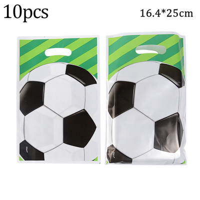 Futbola tēma Vienreizlietojamie galda piederumi Futbols Vārtu krūzes Šķīvji Salvetes Reklāmkarogs bērniem Zēns Daudz laimes dzimšanas dienas ballītes dekorēšanas piederumi