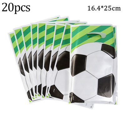 Futbola tēma Vienreizlietojamie galda piederumi Futbols Vārtu krūzes Šķīvji Salvetes Reklāmkarogs bērniem Zēns Daudz laimes dzimšanas dienas ballītes dekorēšanas piederumi