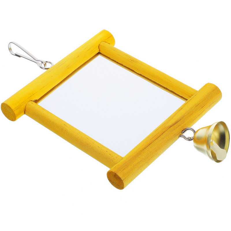 Papagailis Spogulis Rotaļlieta Papagailis Būris Cockatiel Putnu Rotaļlietas Papagailis Pretkodams Smieklīgi