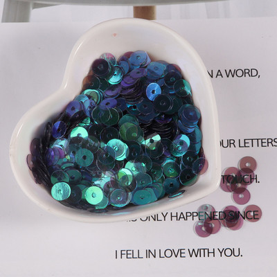 10g/iepakojumā 4/5/6mm Caurspīdīgi plakani, apaļi vaļīgi fliteri Pailletes Šūšanas Amatniecības DIY piederumi apģērbam Lentejuelas Para Coser