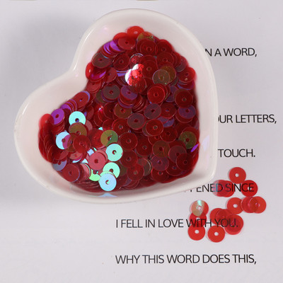 10g/iepakojumā 4/5/6mm Caurspīdīgi plakani, apaļi vaļīgi fliteri Pailletes Šūšanas Amatniecības DIY piederumi apģērbam Lentejuelas Para Coser