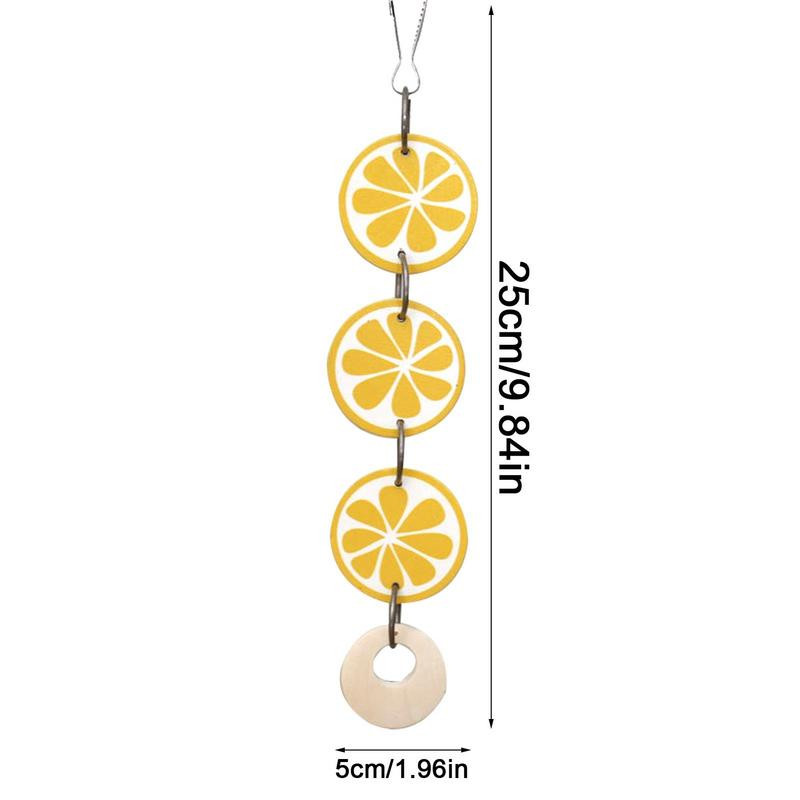 Papagaiļu košļājamās rotaļlietas Citrona šķēles Krāsainas Āfrikas pelēko papagaiļu rotaļlietas Papagailīšu rotaļlietas būrim Krāsainas un izturīgas putnu rotaļlietas būrim