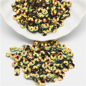 Sequin 6mm Ziedi Sequins Brīvi Paillette Lentejuelas Rokdarbi un Šūšanas PVC Pailletes Furnitūra Bižutērija Amatniecība 10g