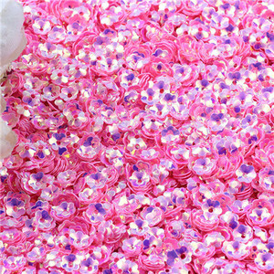 Sequin 6mm Ziedi Sequins Brīvi Paillette Lentejuelas Rokdarbi un Šūšanas PVC Pailletes Furnitūra Bižutērija Amatniecība 10g