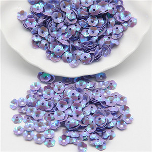 Sequin 6mm Ziedi Sequins Brīvi Paillette Lentejuelas Rokdarbi un Šūšanas PVC Pailletes Furnitūra Bižutērija Amatniecība 10g