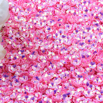 Παγιέτα 6 χιλιοστών Παγιέτες Λουλούδι Χαλαρή Παγιέτα Lentejuelas Κεντήματα και ράψιμο PVC Πιλέτες Εξαρτήματα Κοστούμια Κοσμήματα Χειροτεχνίες 10g