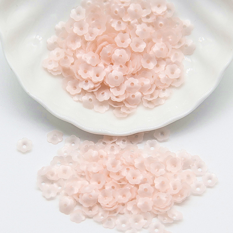 Sequin 6mm Ziedi Sequins Brīvi Paillette Lentejuelas Rokdarbi un Šūšanas PVC Pailletes Furnitūra Bižutērija Amatniecība 10g