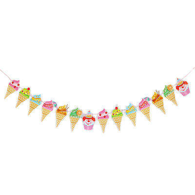 Vasaros teminiai užsiėmimai Ledų serija Vakarėlio dekoravimas Vienkartiniai stalo reikmenys Popieriniai lėkštės Puodeliai Gimtadienio kūdikio dušas Rinkti reikmenis