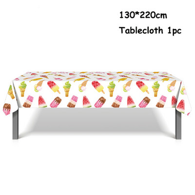 Vasaros teminiai užsiėmimai Ledų serija Vakarėlio dekoravimas Vienkartiniai stalo reikmenys Popieriniai lėkštės Puodeliai Gimtadienio kūdikio dušas Rinkti reikmenis